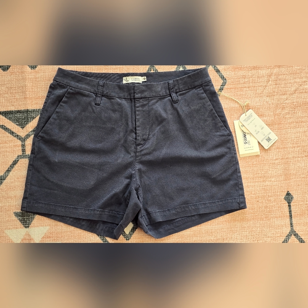 Carve Designs High-Waist Navy Women’s  CHINO Shorts